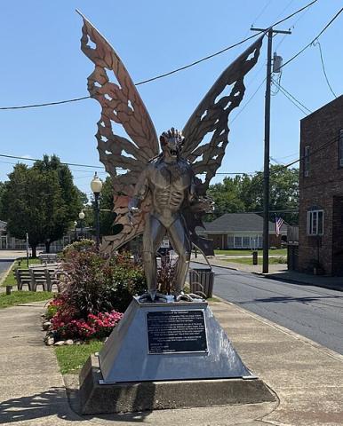Mothman Statue.  Image by Csassen13