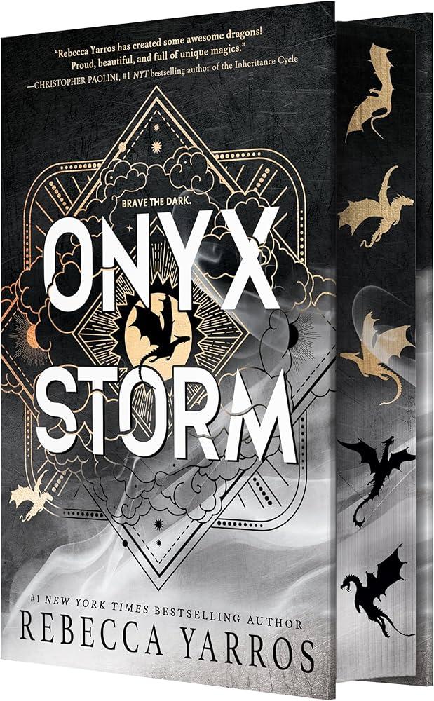 Cover of the book Onyx Storm by Rebecca Yarros